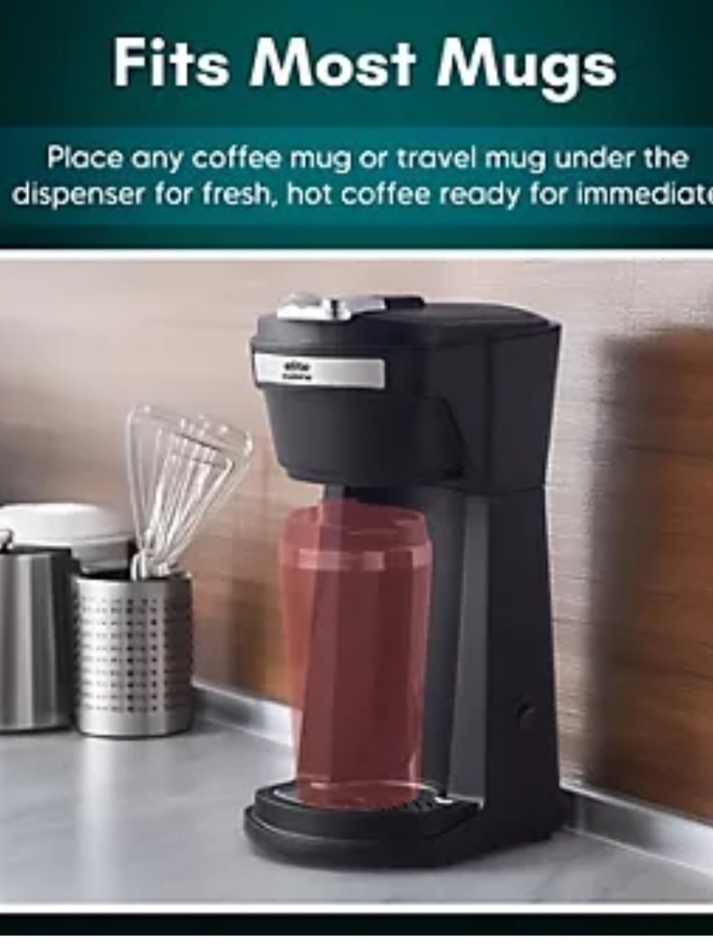 👗Elite Gourmet Single Cup Coffee Maker